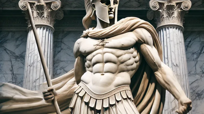 Sparta Kralı Leonidas Heykeli
