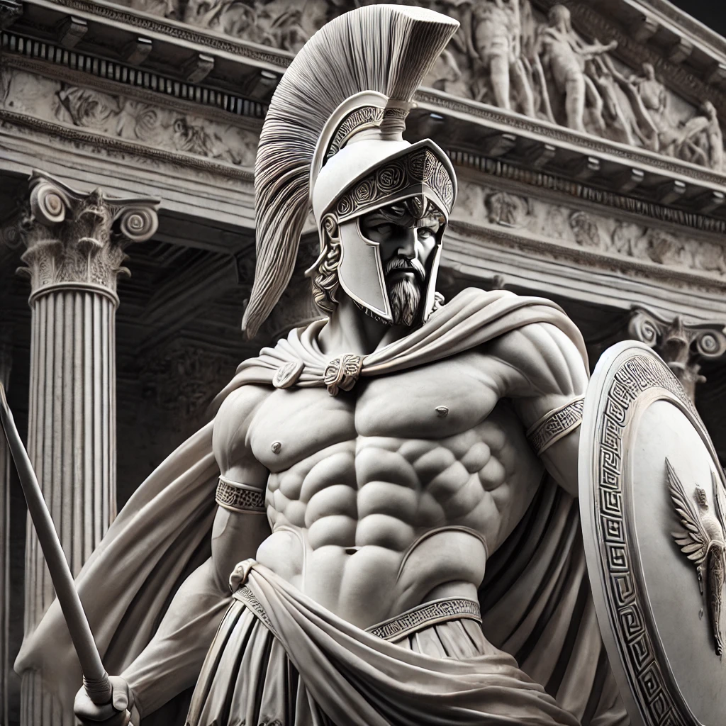 Sparta Kralı Leonidas Heykeli