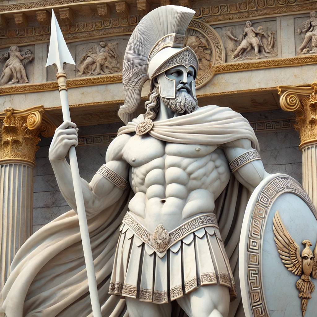 Sparta Kralı Leonidas Heykeli